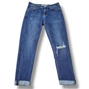Topshop Jeans Size 26 W26"xL23.5" Topshop Moto Lucas Jeans Crop Distressed Jeans